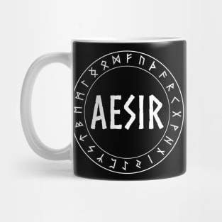 Aesir Norse Gods Viking Runes Mug